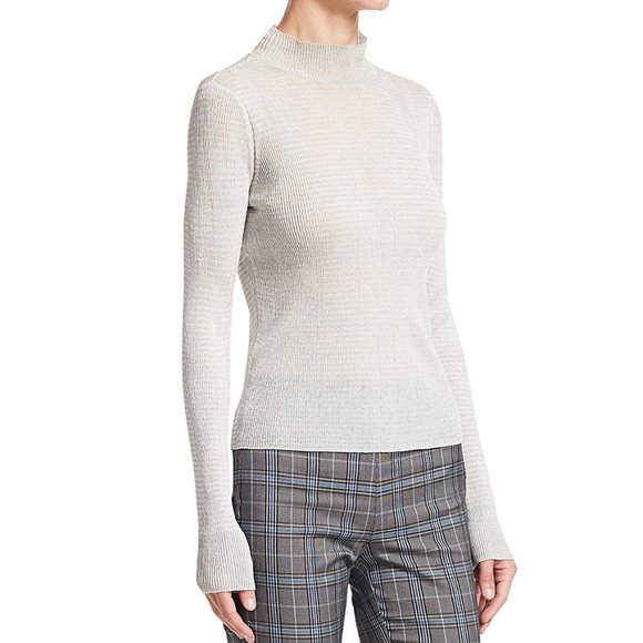 Rag & Bone Raina Lurex Turtleneck XS - Picture 3 of 7